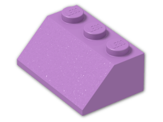 LEGO® Brick: Slope Brick 45 2 x 3 3038 | Color: Medium Lavender