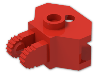 LEGO® Stein: Hinge 1 x 2 Locking with Towball Socket 30396 | Farbe: Bright Red