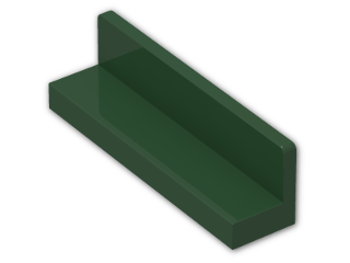 LEGO® Brick: Panel 1 x 4 x 1 with Rounded Corners 30413 | Color: Earth Green