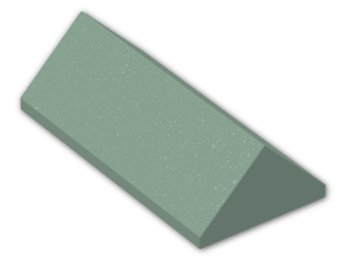 LEGO® Brick: Slope Brick 45 2 x 4 Double 3041 | Color: Sand Green