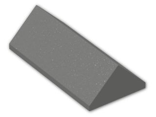 LEGO® Brick: Slope Brick 45 2 x 4 Double 3041 | Color: Dark Grey