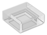LEGO® Stein: Tile 1 x 1 with Groove 3070b | Farbe: Transparent