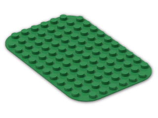 LEGO® Brick: Duplo Baseplate 8 x 12 31043 | Color: Dark Green