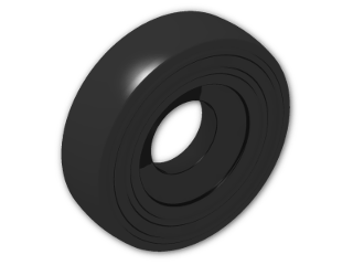 LEGO® Brick: Tyre 4/ 80 x 8 Single Smooth Type 1 3139 | Color: Black