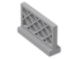 LEGO® Stein: Fence Lattice 1 x 4 x 2 3185 | Farbe: Medium Stone Grey