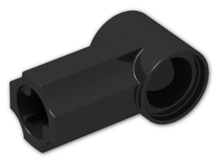 LEGO® Brick: Technic Angle Connector #1 32013 | Color: Black