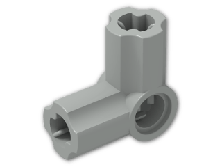 LEGO® Brick: Technic Angle Connector #6 (90 degree) 32014 | Color: Grey