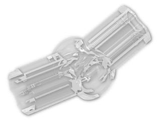 LEGO® Brick: Technic Angle Connector #3 (157.5 degree) 32016 | Color: Transparent