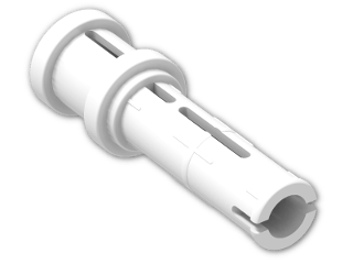 LEGO® Brick: Technic Pin Long with Stop Bush 32054 | Color: White