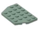 LEGO® Brick: Plate 4 x 6 without Corners 32059 | Color: Sand Green