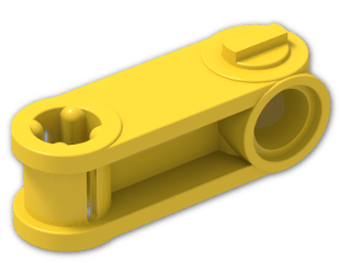 LEGO® Stein: Technic Cross Block 1 x 3 (Axle/None/Pin) 32068 | Farbe: Bright Yellow