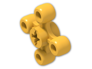 LEGO® Brick: Technic Gear 4 Knob 32072 | Color: Flame Yellowish Orange