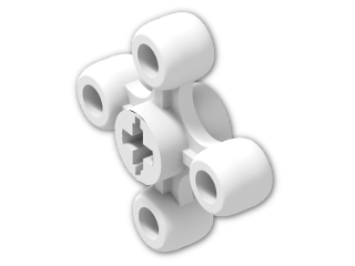 LEGO® Brick: Technic Gear 4 Knob 32072 | Color: White