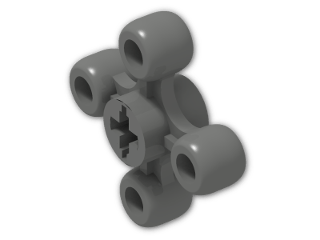 LEGO® Brick: Technic Gear 4 Knob 32072 | Color: Dark Grey