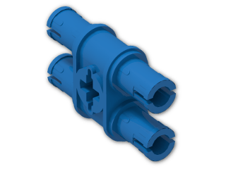 LEGO® Stein: Technic Pin 3L Double with Axlehole 32138 | Farbe: Bright Blue