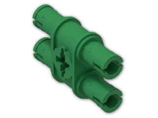 LEGO® Brick: Technic Pin 3L Double with Axlehole 32138 | Color: Dark Green
