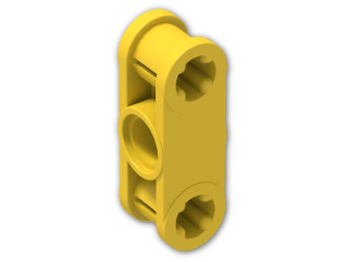 LEGO® Stein: Technic Cross Block 1 x 3 (Axle/Pin/Axle) 32184 | Farbe: Bright Yellow