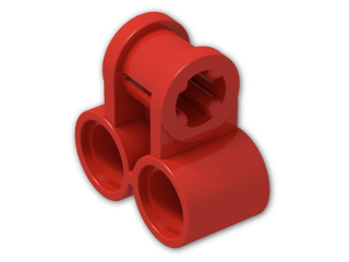 LEGO® Brick: Technic Cross Block 2 x 2 (Axle/Twin Pin) 32291 | Color: Bright Red