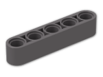 LEGO® Brick: Technic Beam 5 32316 | Color: Dark Stone Grey