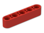 LEGO® Brick: Technic Beam 5 32316 | Color: Bright Red