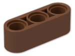 LEGO® Brick: Technic Beam 3 32523 | Color: Reddish Brown