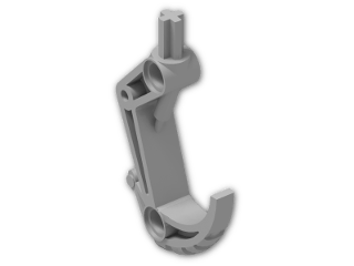 LEGO® Brick: Technic Hook with Axle 32551 | Color: Silver