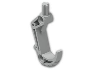 LEGO® Brick: Technic Hook with Axle 32551 | Color: Silver flip/flop