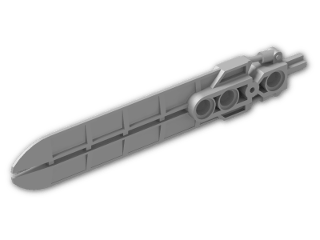 LEGO® Brick: Technic Bionicle Weapon Double-Edged Sword 32552 | Color: Silver