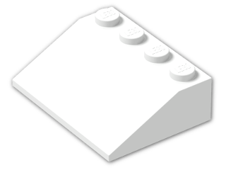 LEGO® Brick: Slope Brick 33 3 x 4 3297 | Color: White