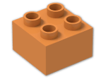 LEGO® Stein: Duplo Brick 2 x 2 3437 | Farbe: Bright Orange