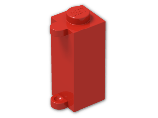 LEGO® Stein: Brick 1 x 1 x 2 with Shutter Holder 3581 | Farbe: Bright Red