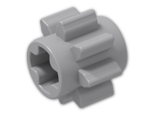LEGO® Brick: Technic Gear 8 Tooth 3647 | Color: Medium Stone Grey