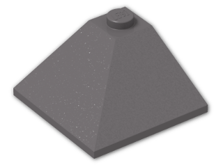 LEGO® Brick: Slope Brick 33 3 x 3 Double Convex 3675 | Color: Dark Stone Grey
