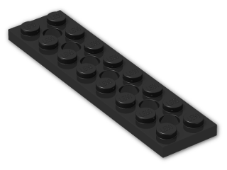 LEGO® Brick: Technic Plate 2 x 8 with Holes 3738 | Color: Black