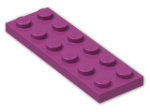 LEGO® Brick: Plate 2 x 6 3795 | Color: Bright Reddish Violet