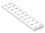 LEGO® Brick: Plate 2 x 10 3832 | Color: White
