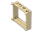 LEGO® Brick: Window 1 x 4 x 3 3853 | Color: Brick Yellow