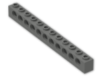 LEGO® Stein: Technic Brick 1 x 12 with Holes 3895 | Farbe: Dark Grey