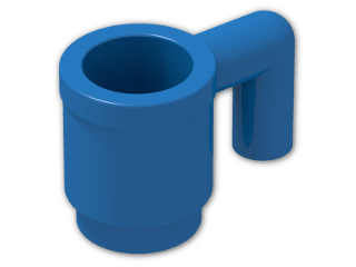 LEGO® Brick: Minifig Cup 3899 | Color: Bright Blue