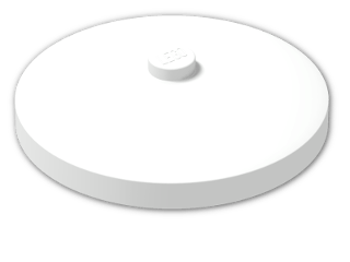 LEGO® Brick: Dish 4 x 4 Inverted 3960 | Color: White