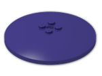 LEGO® Brick: Dish 8 x 8 Inverted 3961 | Color: Medium Lilac