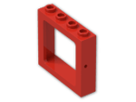 LEGO® Stein: Train Window 1 x 4 x 3 4033 | Farbe: Bright Red