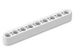 LEGO® Brick: Technic Beam 9 40490 | Color: White