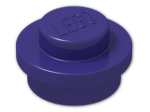 LEGO® Brick: Plate 1 x 1 Round 4073 | Color: Medium Lilac