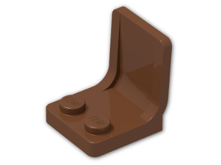LEGO® Stein: Minifig Seat 2 x 2 4079 | Farbe: Reddish Brown