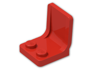LEGO® Brick: Minifig Seat 2 x 2 4079 | Color: Bright Red