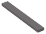 LEGO® Brick: Tile 1 x 8 4162 | Color: Dark Stone Grey