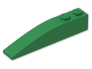 LEGO® Brick: Wedge 2 x 6 Double Right 41747 | Color: Dark Green