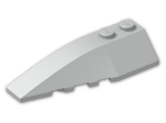 LEGO® Brick: Wedge 2 x 6 Double Left 41748 | Color: Silver flip/flop