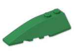 LEGO® Brick: Wedge 2 x 6 Double Left 41748 | Color: Dark Green